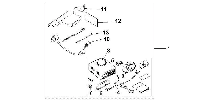 Honda Averto Alarm Systeem SH 150 I (09-12) 3 Honda Averto Alarm Systeem SH 150 I (09-12)