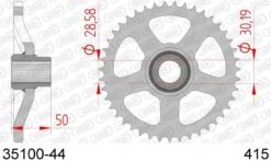 AFAM Tandwiel Achterzijde Staal 44T - 415
