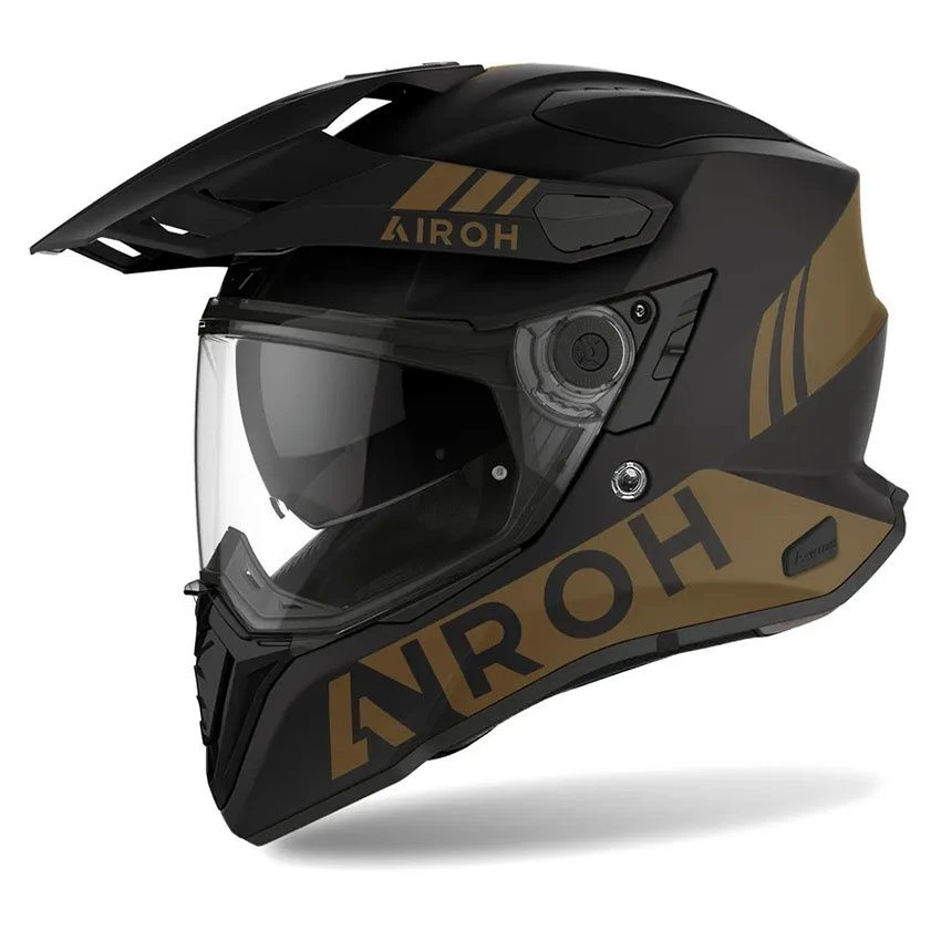 Airoh Commander Gold Motorhelm 3 Airoh Commander Gold Motorhelm