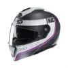 HJC I90 Davan Motorhelm -Moto Verkoop HJC I90 Davan zwart wit paars fb5e