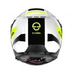 Schuberth C5 Eclipse Motorhelm -Moto Verkoop c5 eclipse wit geel achterzijde b845