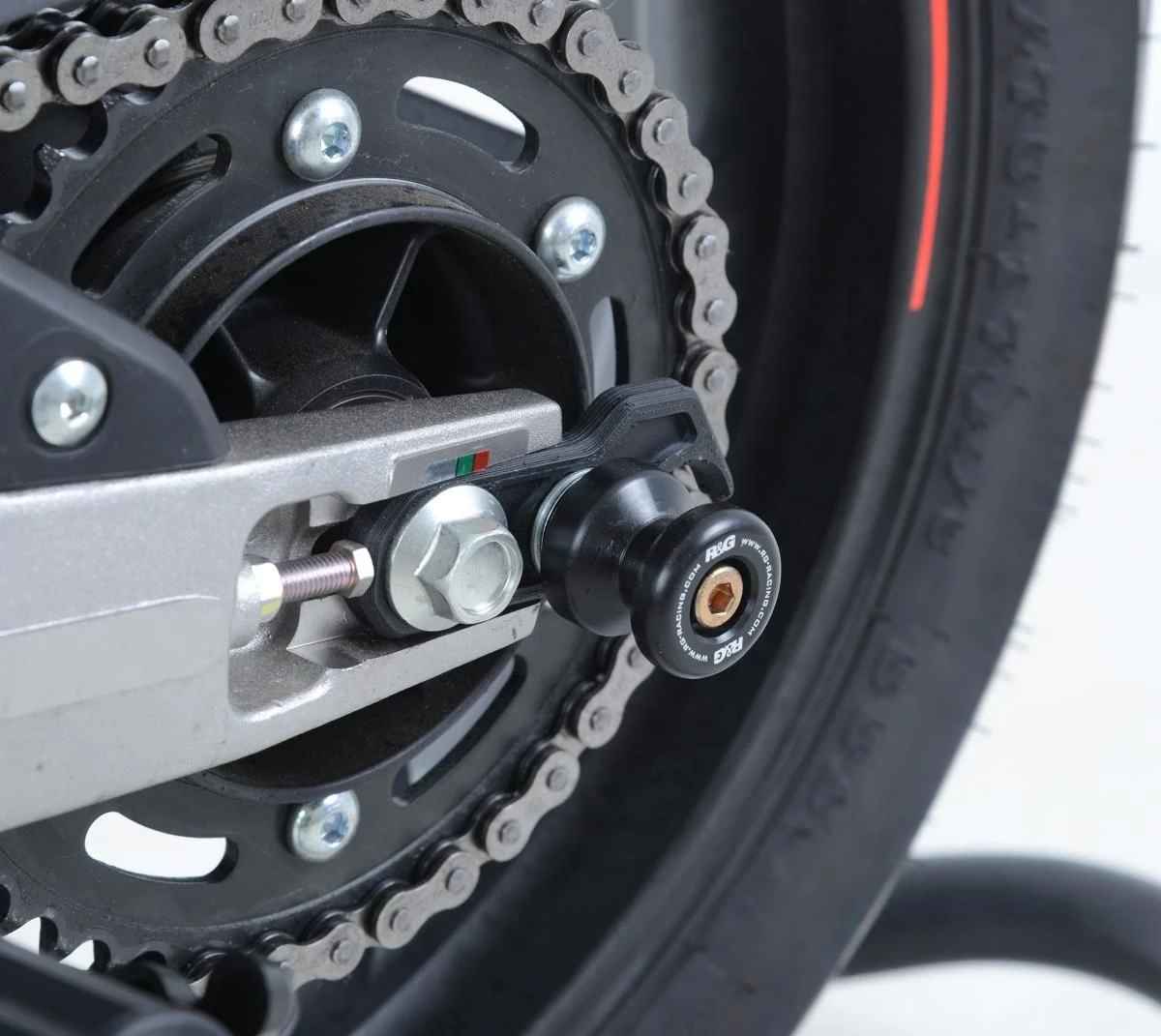 R&G CR0059BK Cotton Reels Bobbins Offset Zwart Honda CBR250RR 17- 4 R&G CR0059BK Cotton Reels Bobbins Offset Zwart Honda CBR250RR 17- - Afbeelding 2