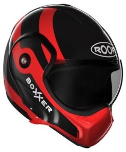 Roof BoXXer Fuzo Motorhelm -Moto Verkoop roof boxxer fuzo rood zwart 1 2f3f
