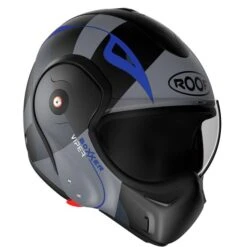 Roof BoXXer Viper Motorhelm 6 Roof BoXXer Viper Motorhelm -Moto Verkoop roof boxxer viper noir bleu mat 2 a251
