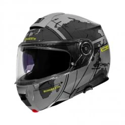 Schuberth C5 Globe Motorhelm -Moto Verkoop schuberth c5 globe grijs fluo 45f3