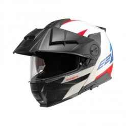 Schuberth E2 Defender Motorhelm -Moto Verkoop schuberth e2 defender wit rood blauw 7298