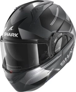 Shark Evo GT Tekline Motorhelm -Moto Verkoop shark evo gt tekline zwart grijs 4a16