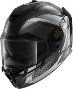 Shark Spartan GT Pro Carbon Ritmo Motorhelm -Moto Verkoop shark spartan gt pro carbon ritmo zilver 0db3