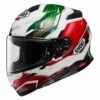 Shoei NXR 2 Capriccio Motorhelm -Moto Verkoop shoei nxr 2 capriccio tc 11 wit groen rood faee
